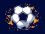 design a creative football or soccer thumb nail