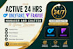 be your active 24 hrs onlyfans , fanvue manager and chatter