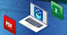 convert PDF into ms excel,  sheet, ms word,  docs