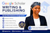 write, backdate and publish eb1a article in google scholar, scopus journal