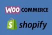 create ecommerce website using shopify, woocommerce and bigcommerce store