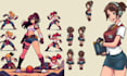 pixel character pixel animation pixel sprite pixel tileset isometric pixel 8bit