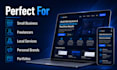 create responsive landing page