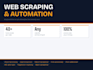 build a python web scraper or automation script for any task