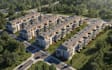 design residential masterplan housing development site plan 3d aerial rendering