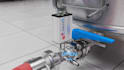 create 3d industrial animation tank system and chemical process engineering