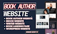 design ebook website author website ebook landing page wordpress website