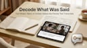 do professional lip reading with accurate video transcription