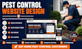 design pest control website exterminator website pest control leads website