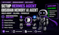 setup hermes agent obsidian memory ai agent multi agent system ollama paperclip