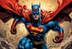 draw detailed superhero battle scenes