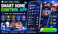 develop a smart home control with flutter, remote monitoring, augmented reality