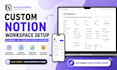 do customised notion template notion dashboard website notion consultant expert