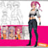do anime character sheet