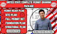 stamped full permit set for USA construction plan,structural plan,building plan