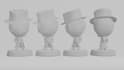 make 3d character or concept ready for 3d printing