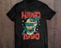 design retro skull t shirt skeleton logo