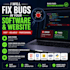 fix html css bugs or design a simple responsive landing page