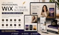 create professional wix author website for writers and book authors