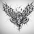 draw custom sleeve, chest, and back tattoos