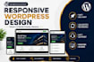 create a responsive wordpress website with elementor