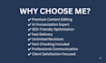 do professional content writing and ai content editing