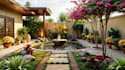 do landscape, hardscape, pool, patio, pergola, outdoor space