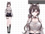 design and rig cute live2d vtuber model, 2d vtuber rigging, anime style