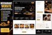 a restaurant website with online booking and whatsapp