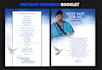 design modern funeral obituary program, celebration of life program