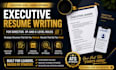write executive resume for director vp and c level roles