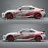 do itasha car wrap design, racing car wrap, car wrap design,