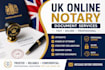 provide fast UK online notary and online notarization services