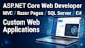 develop a custom asp dotnet core mvc web applications