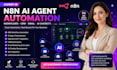 develop n8n ai agent automation workflow crm email and ai chatbot automation