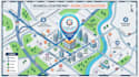 design custom location maps, direction maps and business map illustration