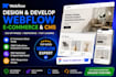 design webflow ecommerce website cms SEO optimized webflow developer