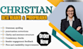 professionally beta read and proofread your christian book, daily devotional