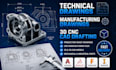 create technical drawings, manufacturing drawings and 3d cnc cad drafting