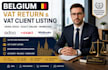 prepare belgium vat return vat client listing using odoo exact online, winbooks