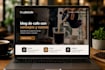 create a responsive HTML CSS landing page