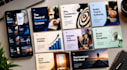 design linkedin carousel, instagram carousel, social media carousel post