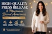 create high quality press release and distribution for brand awareness