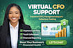 provide virtual cfo support, management reporting, and collections tracking