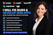 fix bug and develop vibe coding websites, base 44, lovable, replit, supabase, v0