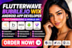 flutterwave mobile bubbleio wix developer android  ngo fundraising mobile api