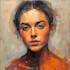 paint expressive colorful abstract portraits