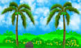 design 2d cartoon characters and background illustration