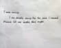 handwrite gothic calligraphy letters and apologies