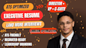 write an ats optimized resume for managers directors and executives